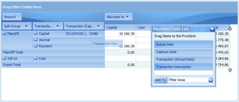 Allocations Screenshot of Extension 3