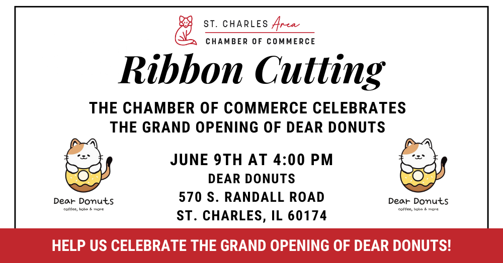 Ribbon Cutting- Dear Donuts