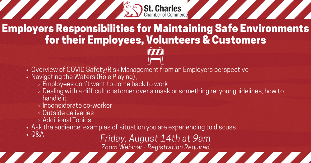 Employers Responsibilities for Maintaining Safe Environments for their Employees, Volunteers & Customers - Banner.png