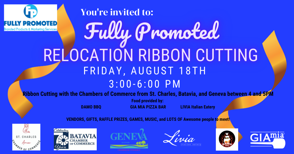 Ribbon Cutting: Fully Promoted (Multi-Chamber Flyer)