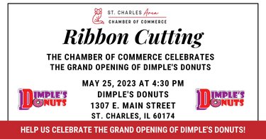 Ribbon Cutting - Dimple's Donuts