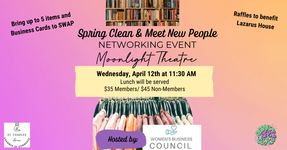 Spring Clean & Meet New People Facebook Post