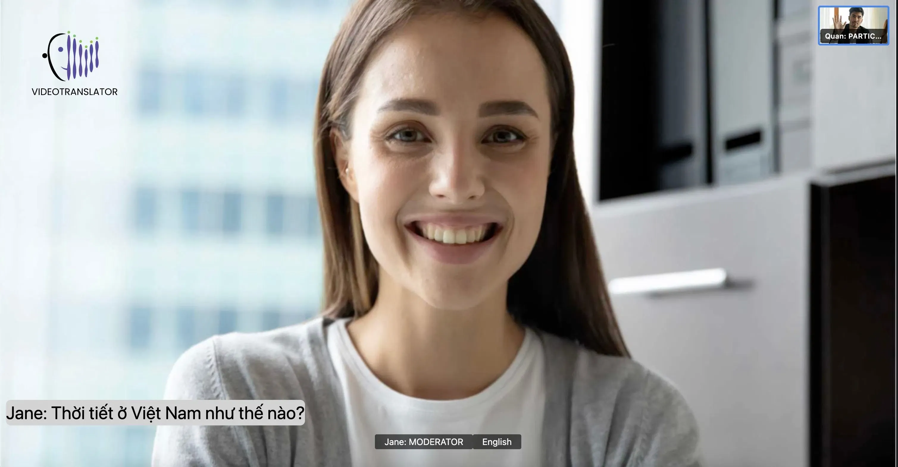 VideoTranslatorAI Multilingual Video Call - Vietnamese