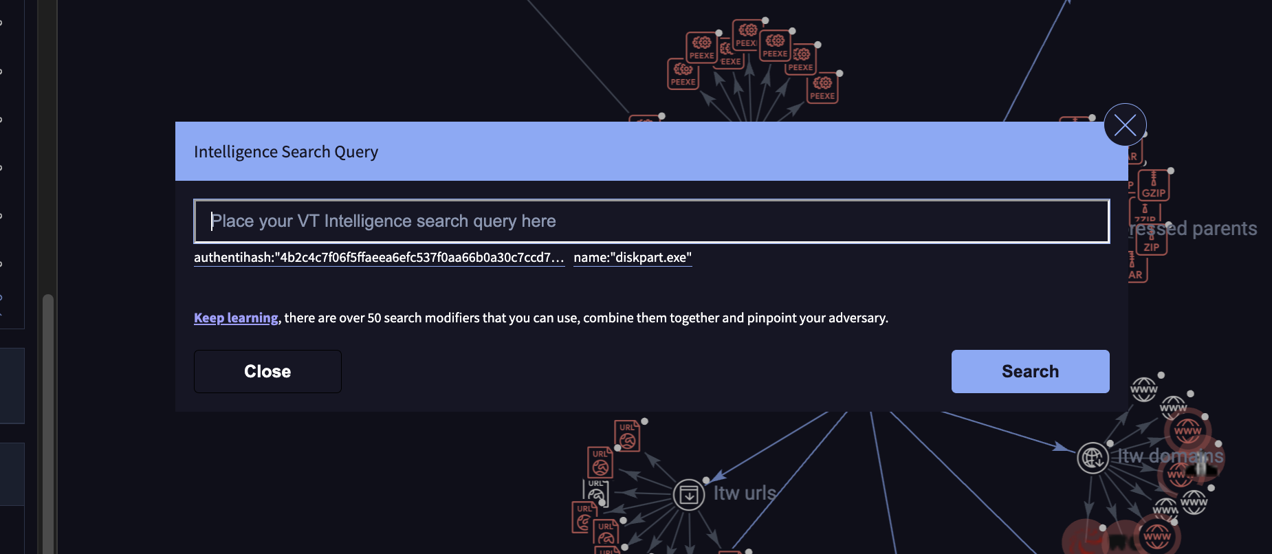 Google Threat Intelligence Graph VTI integration