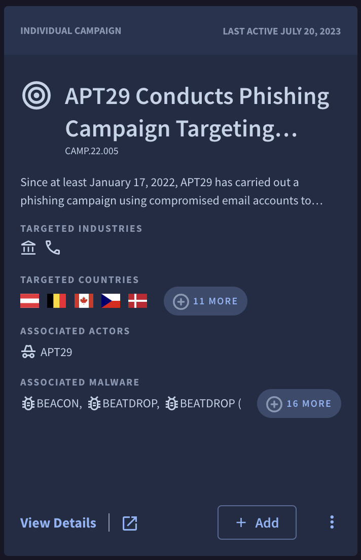 A modal displays a sample Campaign Summary.