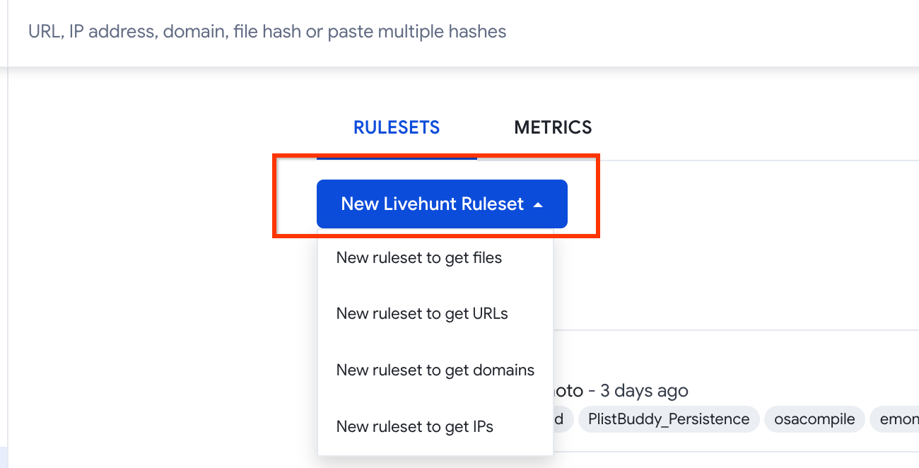 Livehunt New Ruleset