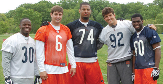 five chicago bears 550 wide