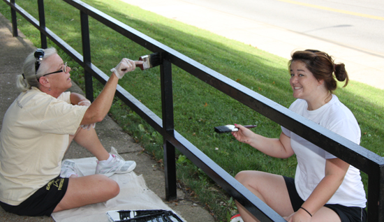 staff cleaning day 8-11-11