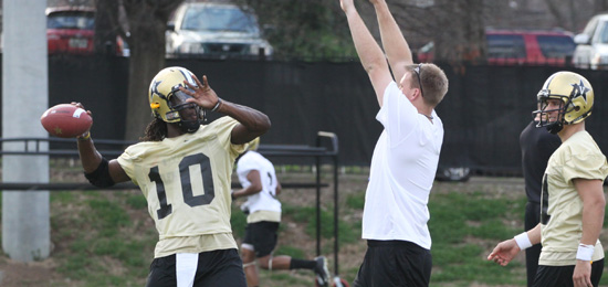 first spring football practice