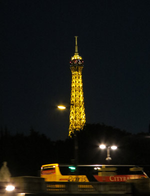 Eiffel Tower at night