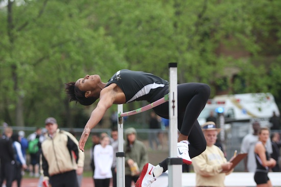 Williams in the high jump