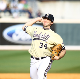 Taylor Hill pitches vs. Stanford