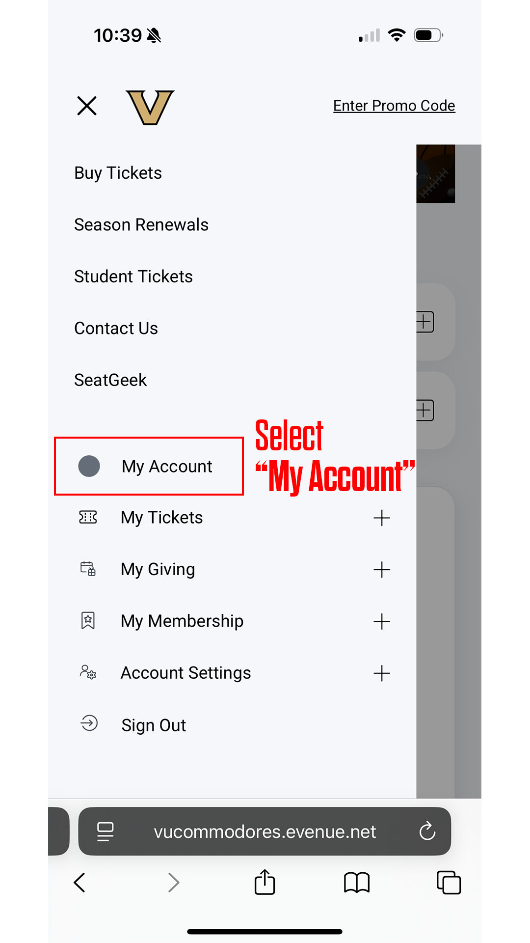 Student return ticket Step 3