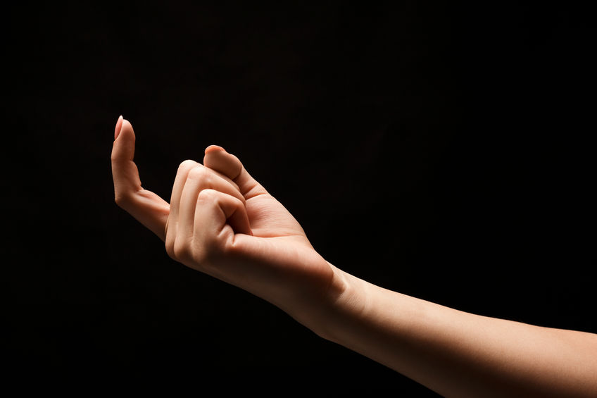 finger position for simulating the g-spot.