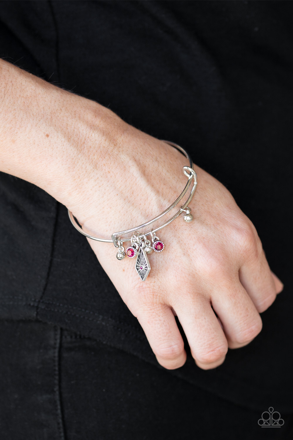 Treasure Charms - Pink - Paparazzi Accessories Bracelet