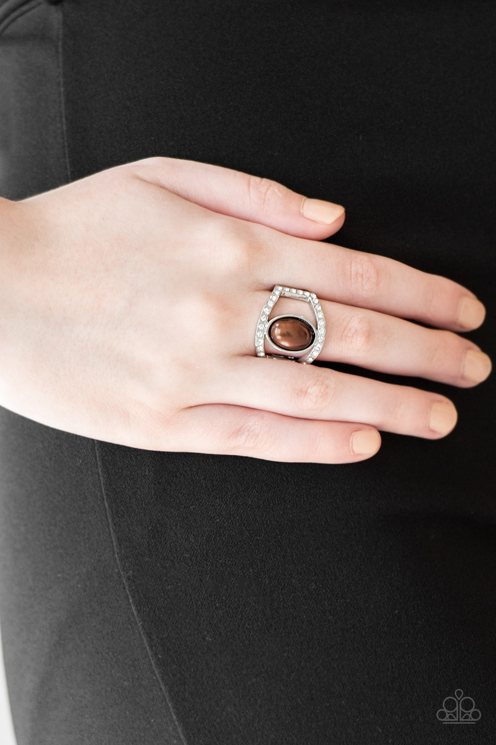 Radiating Riches - Brown - Paparazzi Accessories Ring