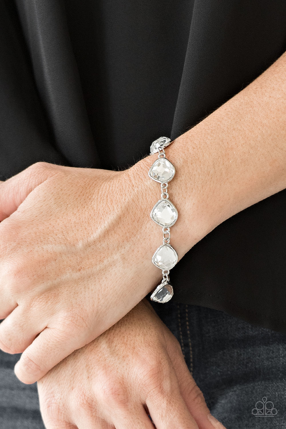 Perfect Imperfection - White - Paparazzi Accessories Bracelet