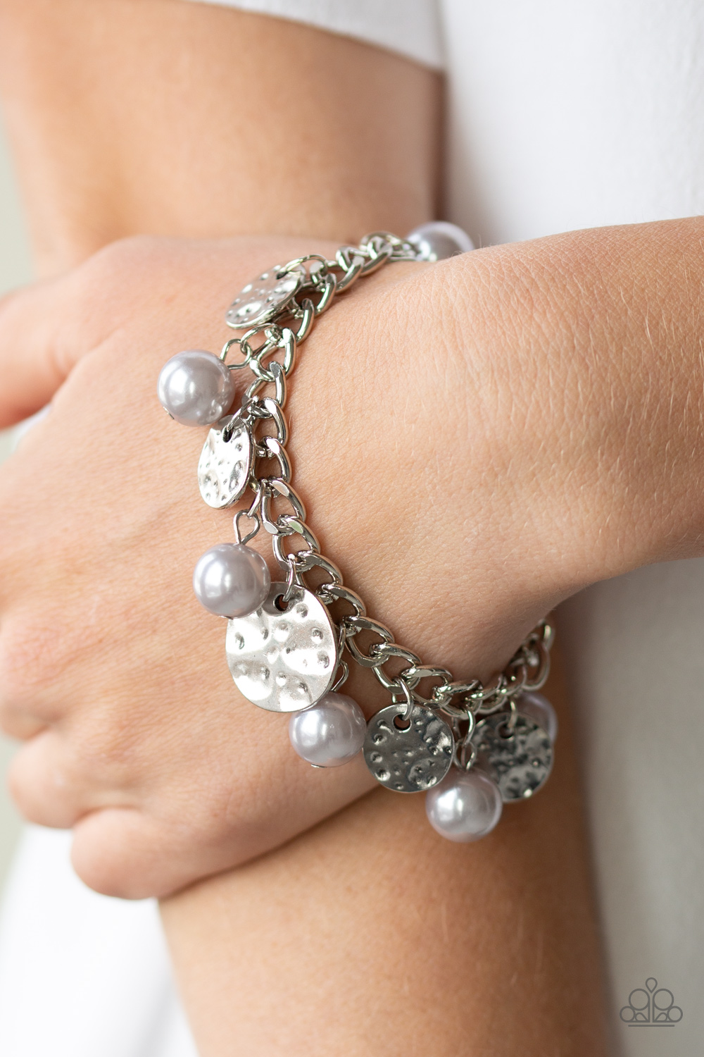 SEA In A New Light - Silver - Paparazzi Accessories Bracelet