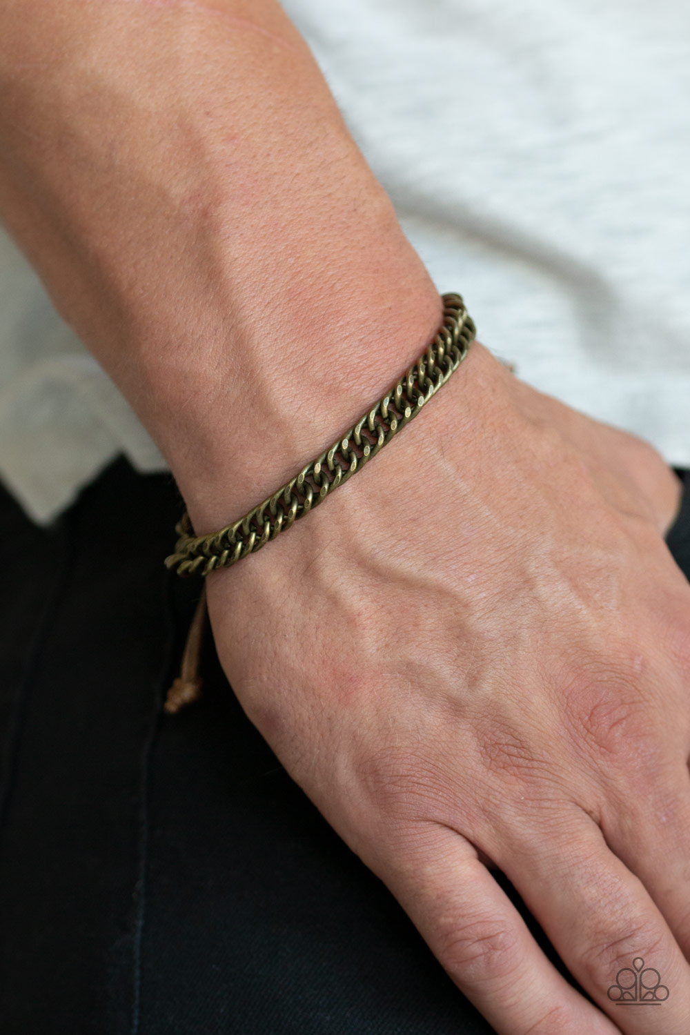 AWOL - Brass - Paparazzi Accessories Men's Bracelet