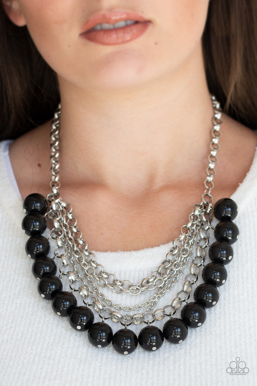 One-Way WALL STREET - Black - Paparazzi Accessories Necklace