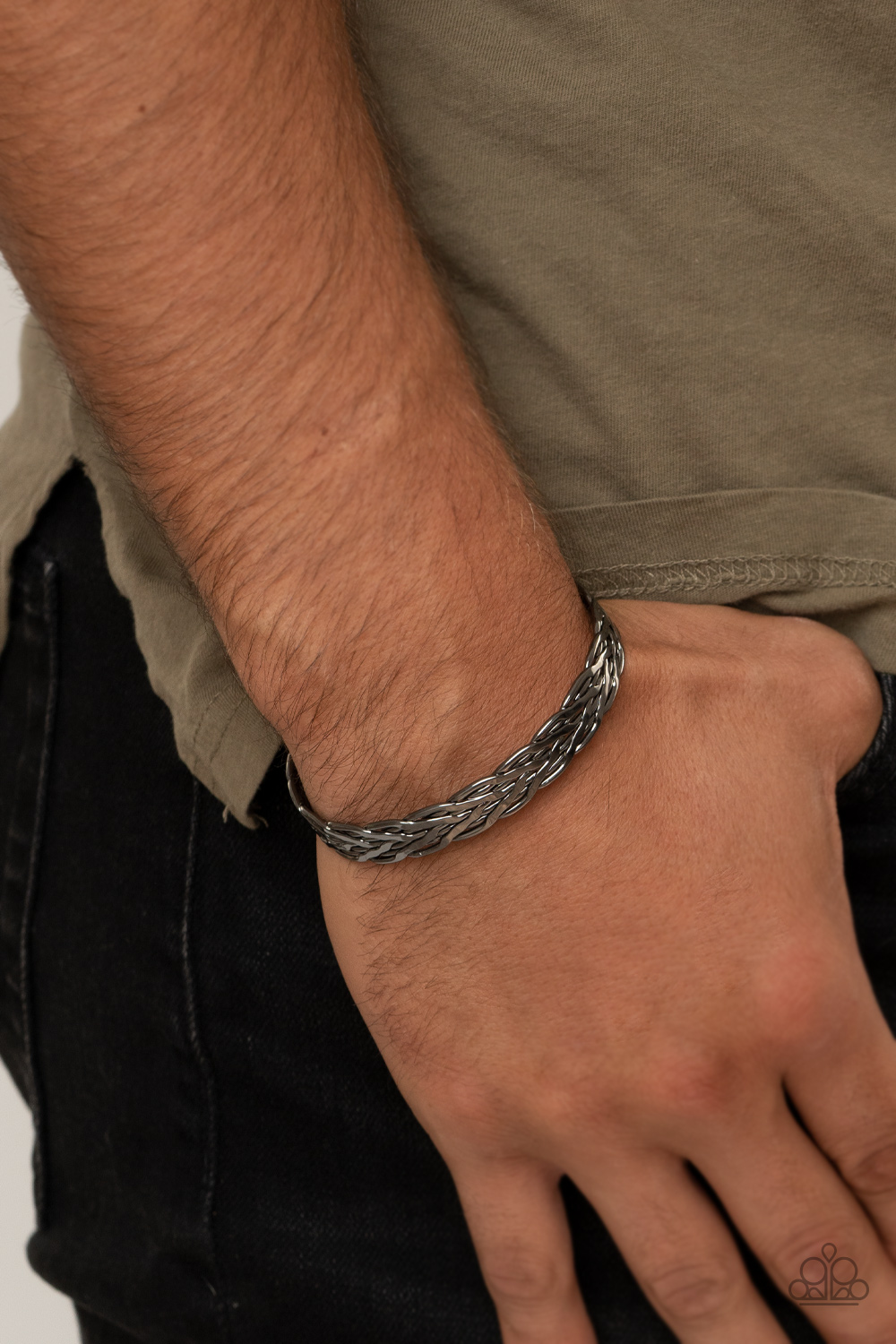 Magnetic Maven - Black - Paparazzi Accessories Men's Bracelet