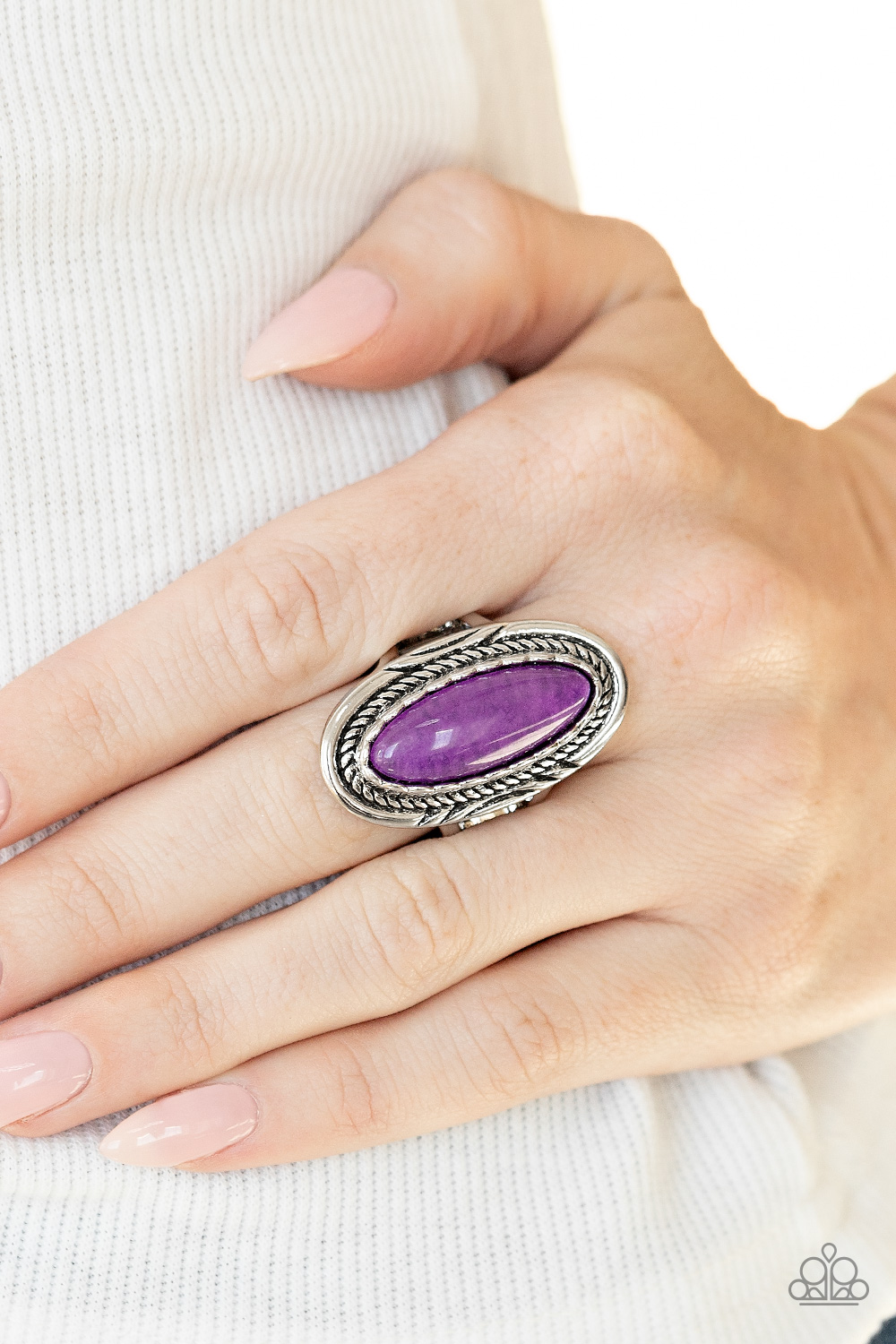 Primal Instincts - Purple - Paparazzi Accessories Ring