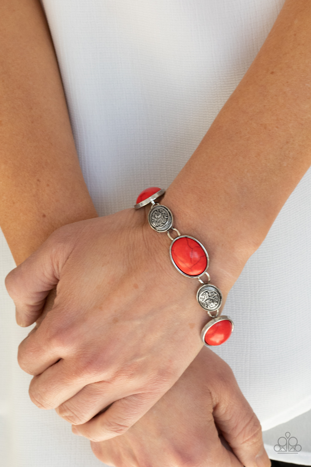 Cactus Country - Red - Paparazzi Accessories Bracelet