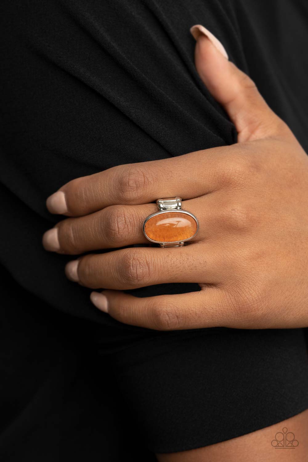 Mystical Mantra - Orange - Paparazzi Accessories Ring