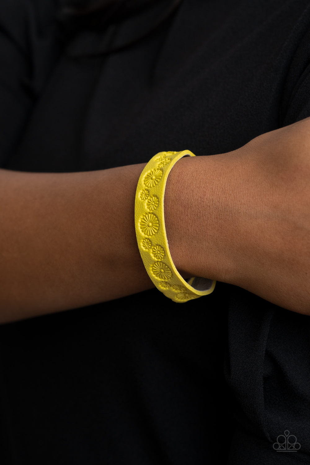 Follow The Wildflowers - Yellow - Paparazzi Accessories Bracelet