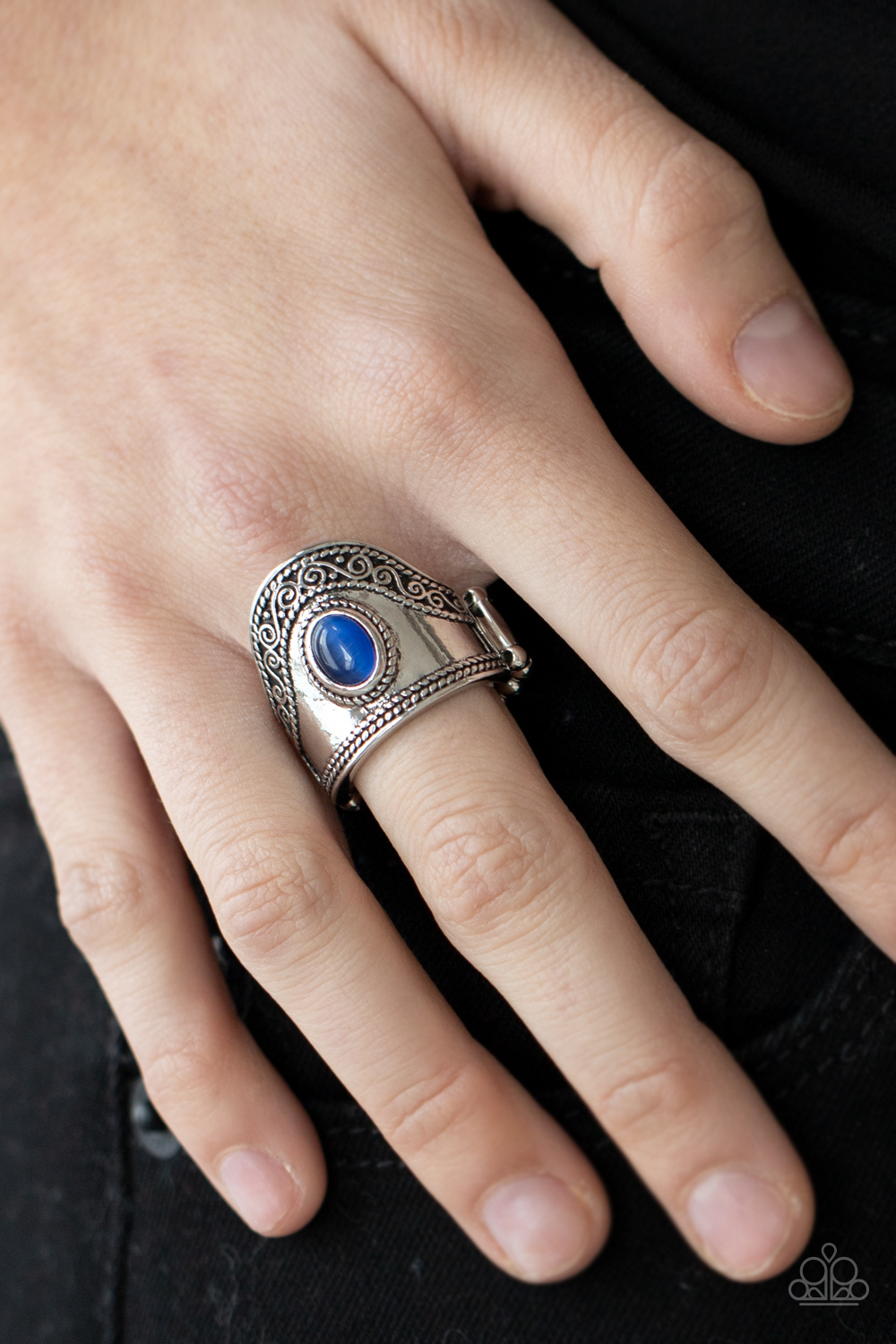 Dreamy Definition - Blue - Paparazzi Accessories Ring