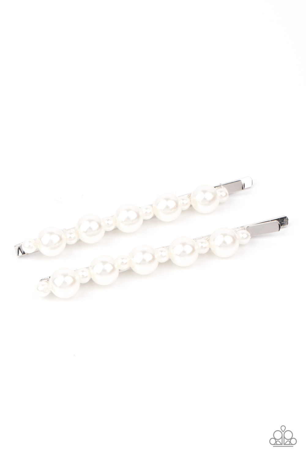 Put A Pin In It - White - Paparazzi Accessories Hair Accessory