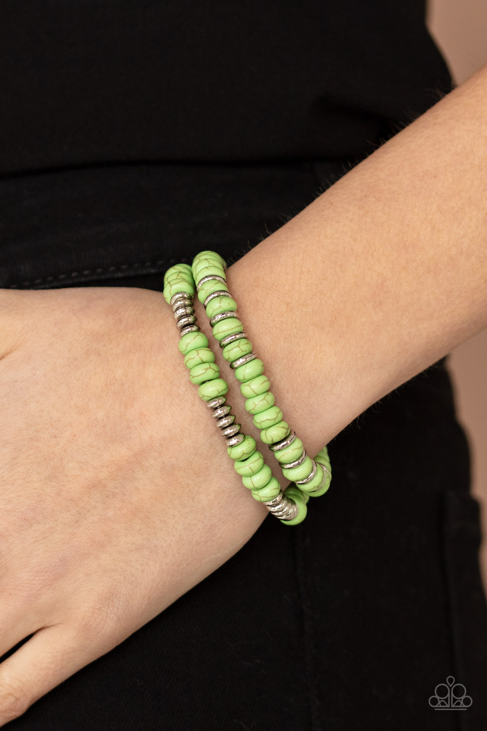 Desert Rainbow - Green - Paparazzi Accessories Bracelet