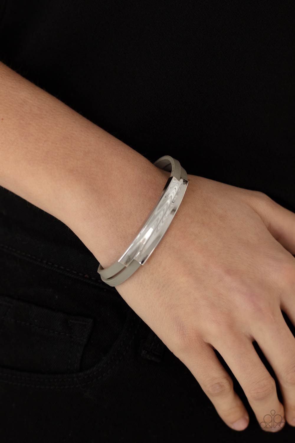 Dangerously Divine - Silver - Paparazzi Accessories Bracelet