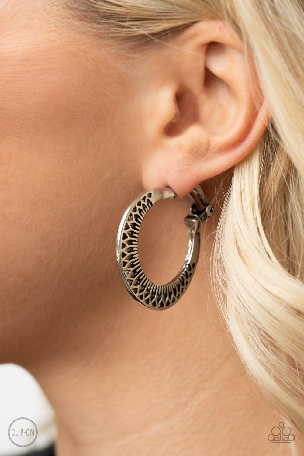 Moon Child Charisma - Silver - Paparazzi Accessories Earrings