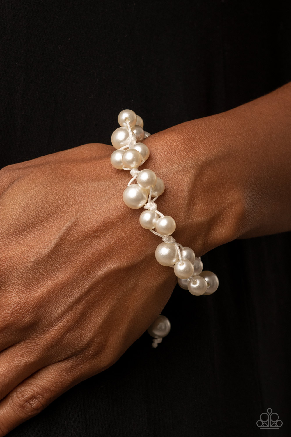 Vintage Versatility - White - Paparazzi Accessories Bracelet