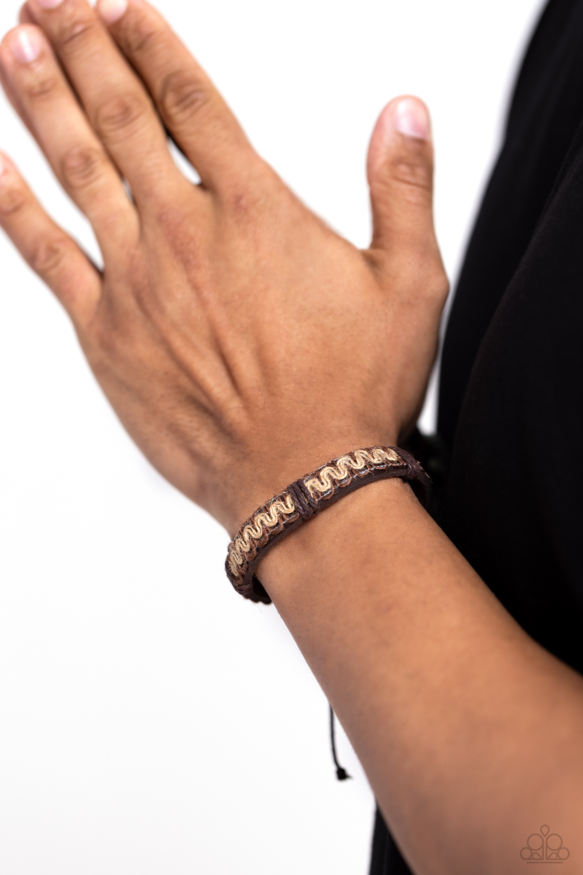 Renegade Rancher - Brown Twine Leather Urban Bracelet