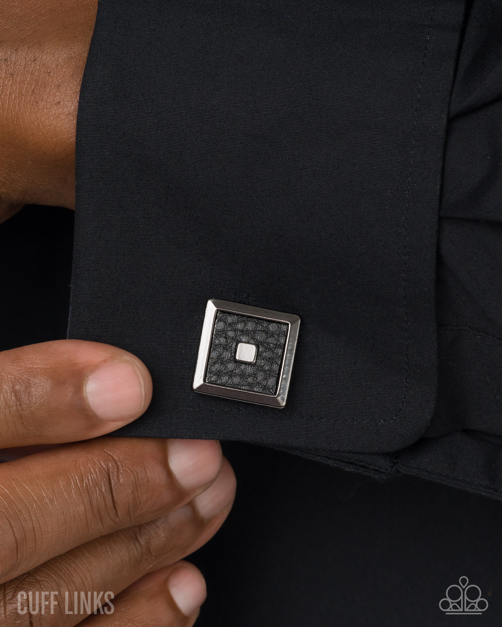 Fearless Formality - Black Gunmetal Square Cuff Links
