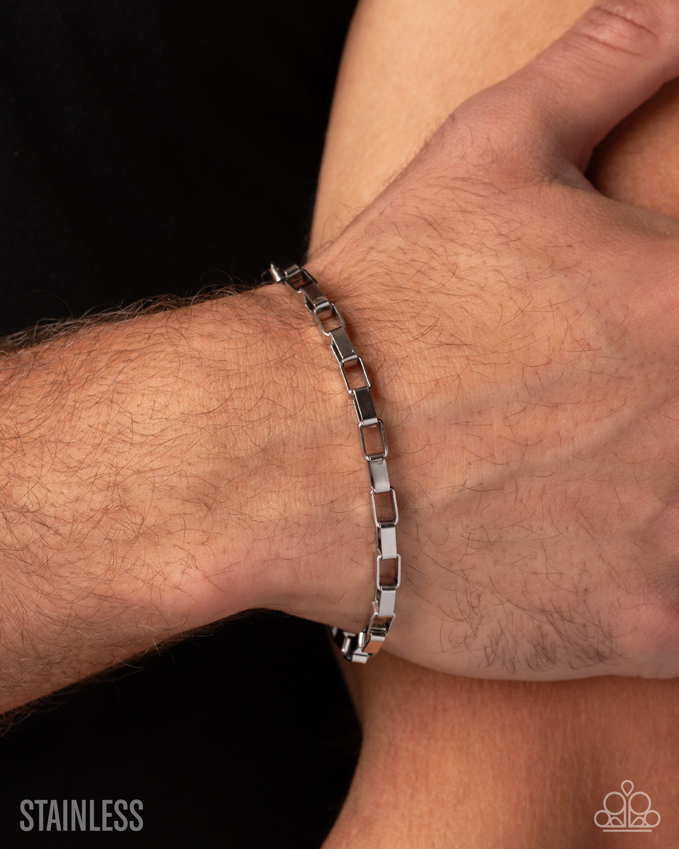 Daily Defiance - Silver Stainless Steel Urban Bracelet