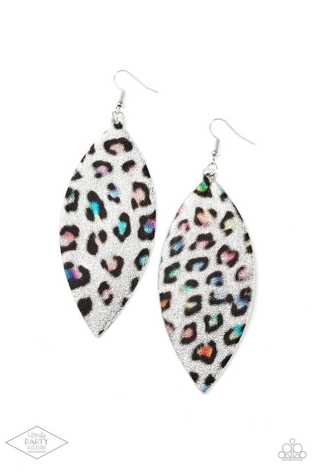 Once a CHEETAH, Always a CHEETAH - Multi - Paparazzi Earring Image