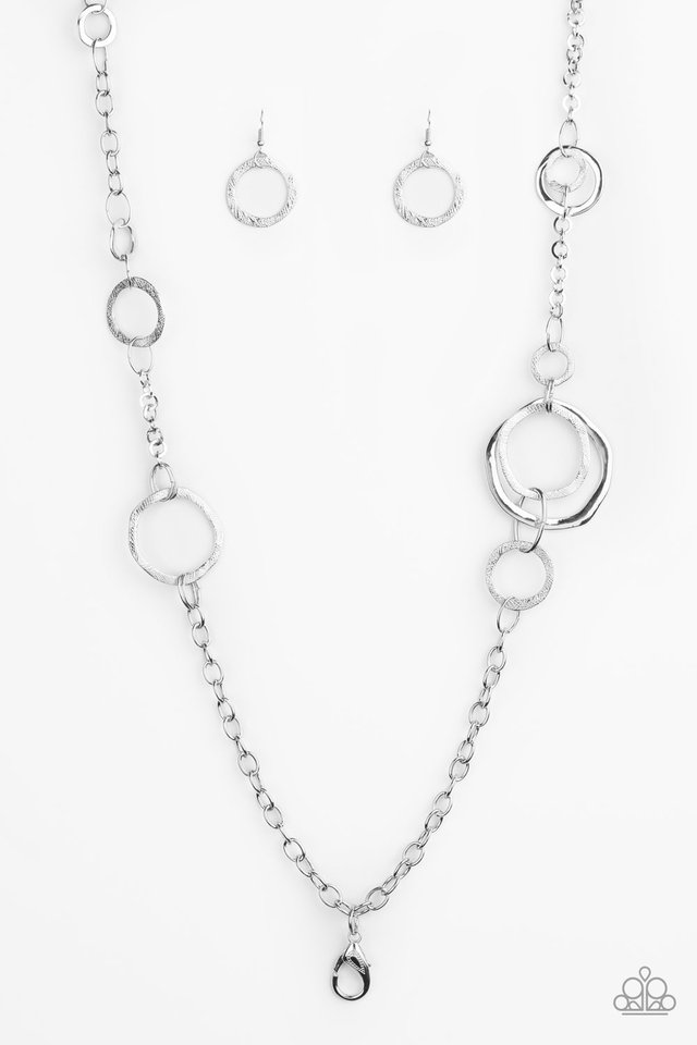 Amped Up Metallics - Silver - Paparazzi Necklace Image