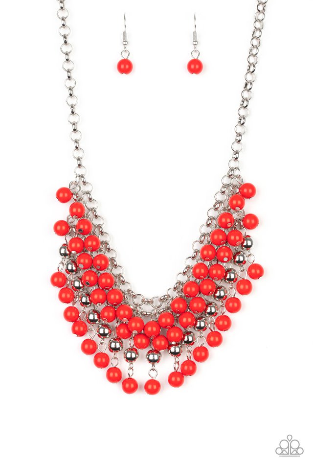 Jubilant Jingle - Red - Paparazzi Necklace Image