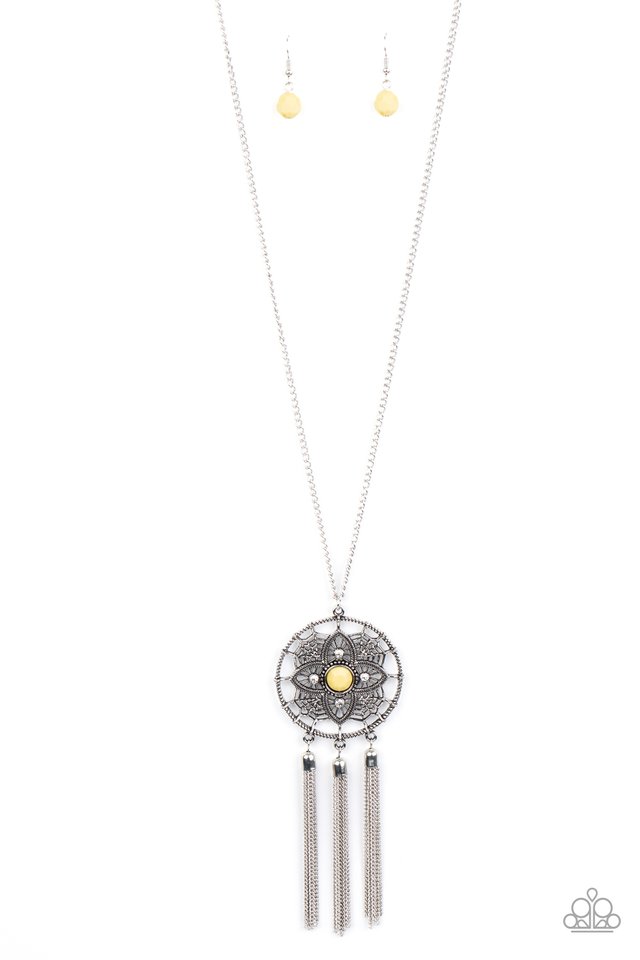 Chasing Dreams - Yellow - Paparazzi Necklace Image