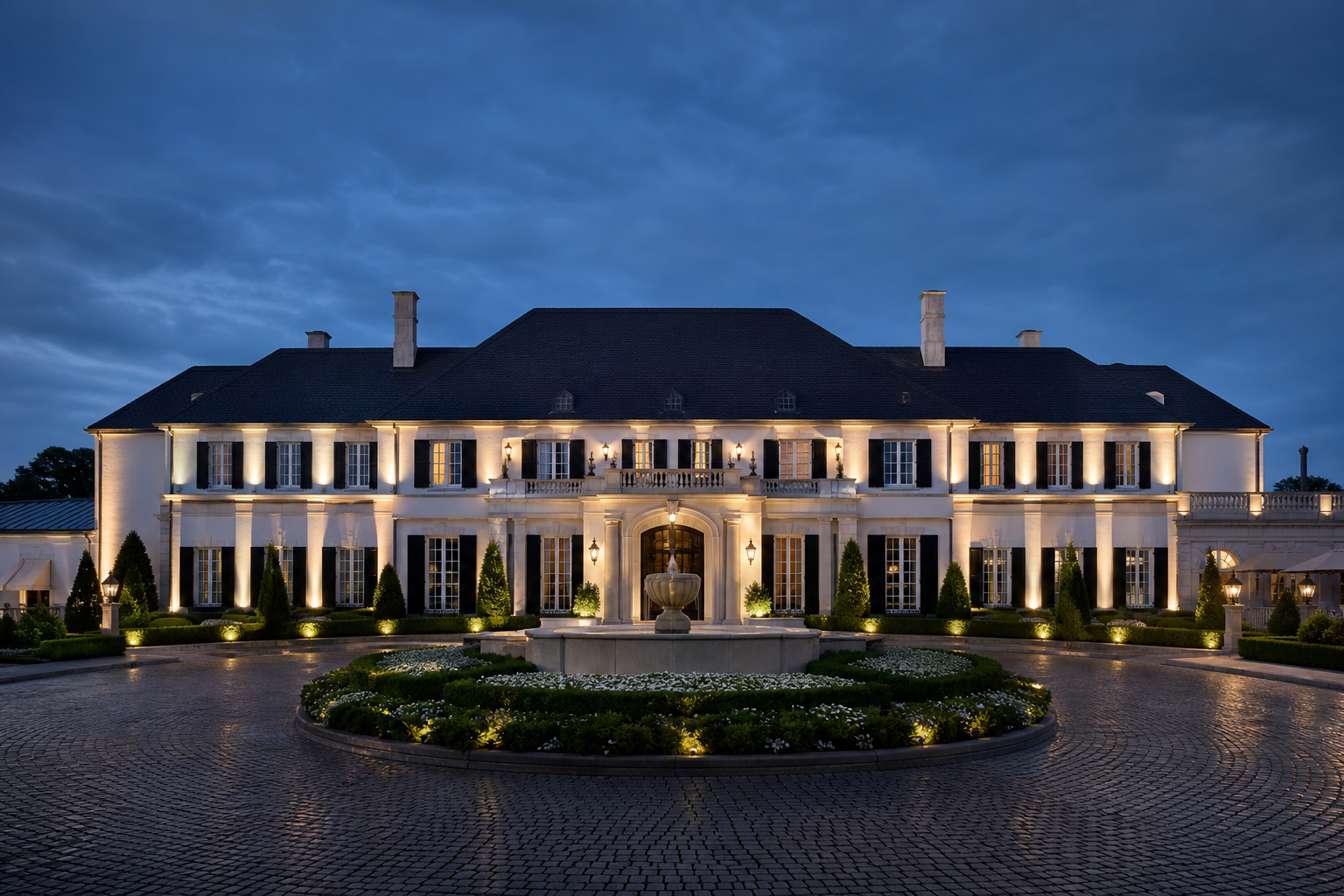 Elegant hotel suite