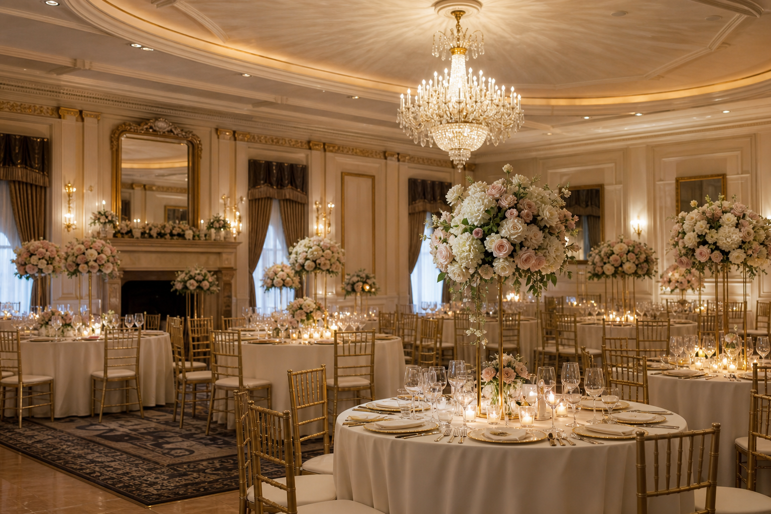 Wedding reception detail