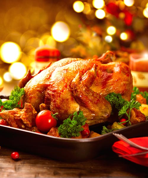 Holiday catering spread from T&L/Leon's Catering
