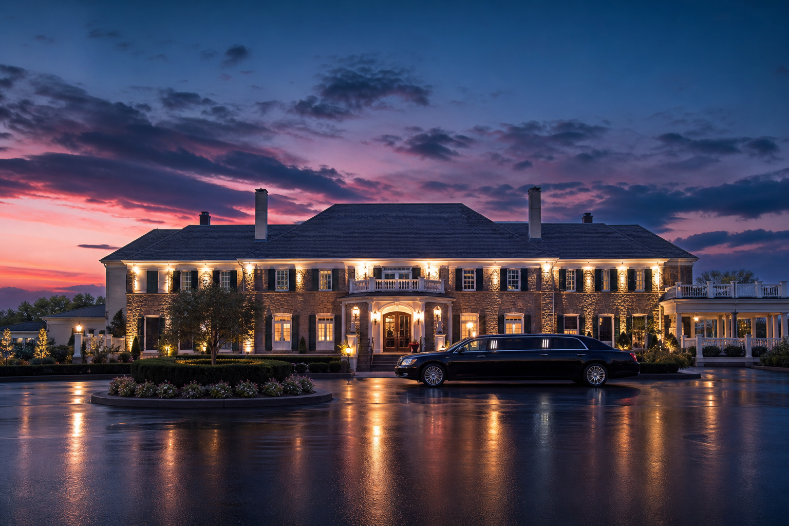 Ceremony setting at Shadowbrook