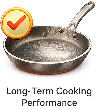 Long-term cooking performance