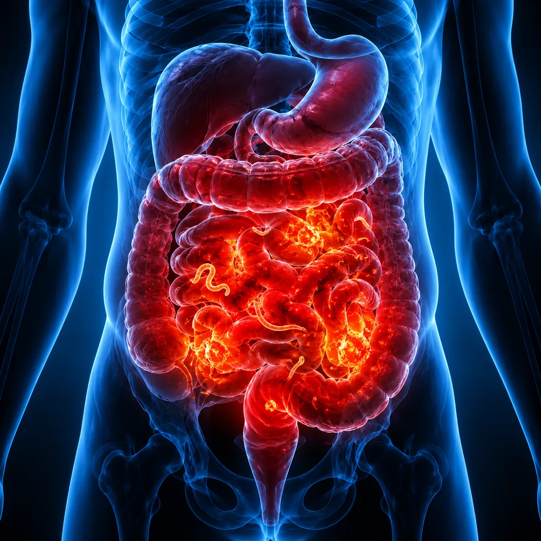 Through the skin, not the stomach