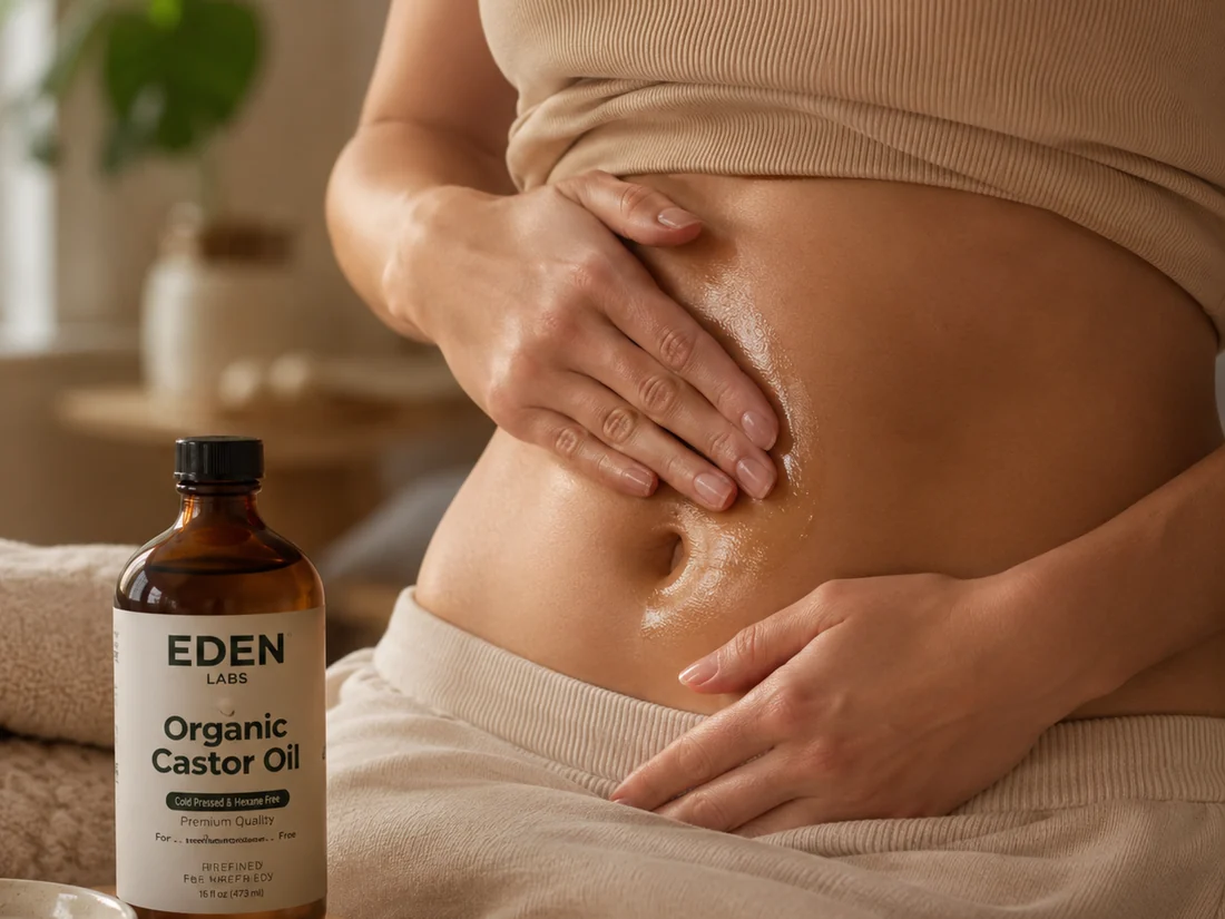 Massage the oil