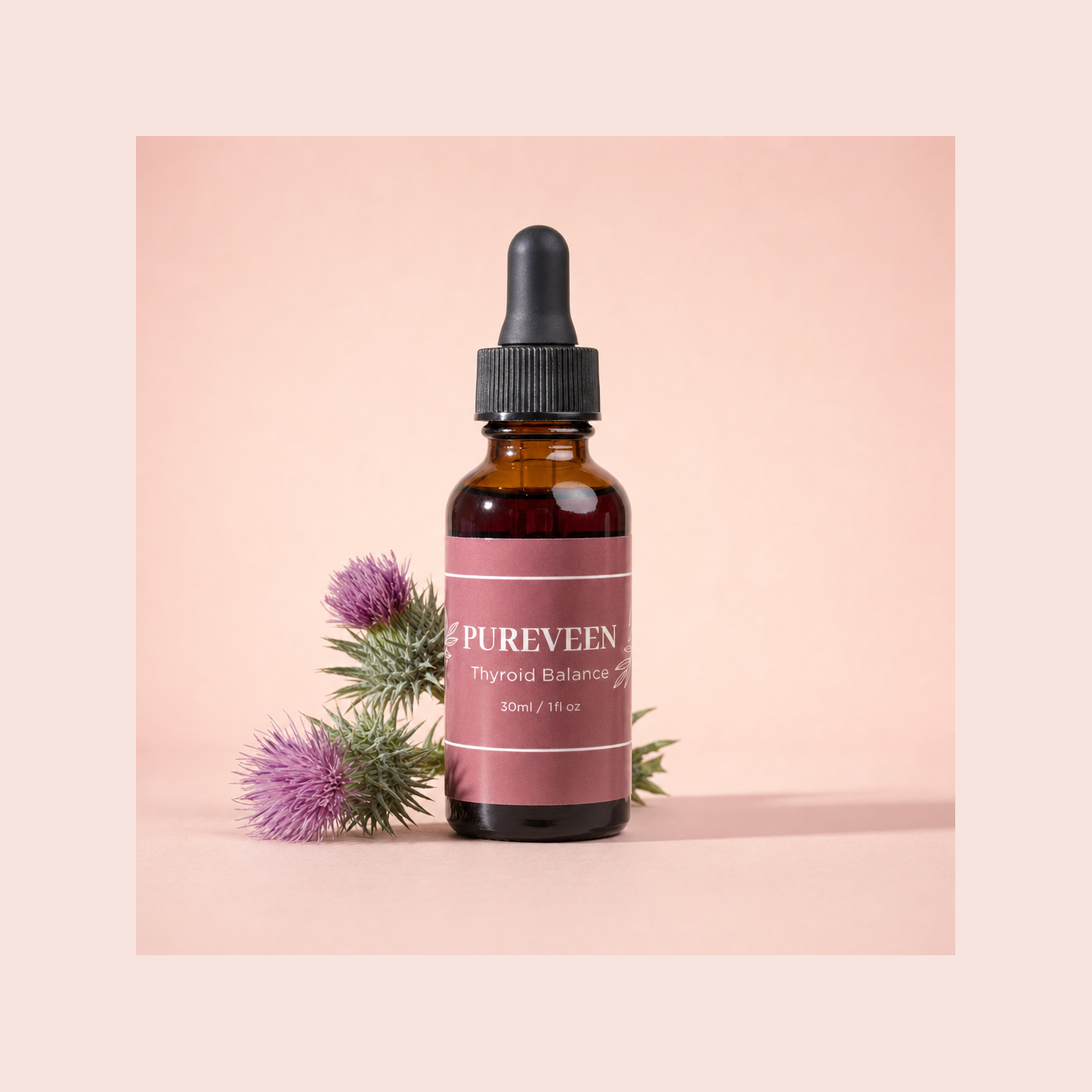 The Pureveen Thyroid Balance dropper bottle